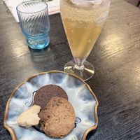 Home made ginger ale was super tasty! Cookies were ok. Chocolate cake was finished😜 at Mai No Ki in Tokyo