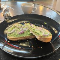 Avocado toast at PAX Coffee Shop in Kerrville