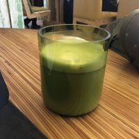 Up cycled wine glass at Cafe Ukrop II in St Petersburg