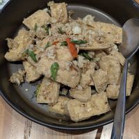 Tofu with garlic at Baan Ying - Terminal 21 Asok in Bangkok