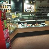 Vegan cheese, vegan mortadela, cookies, apples. at Golmarket Unterthurner in Naturno