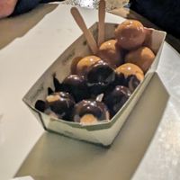 Vegan lokmakos at Lokmakos in Larnaca