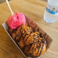 DARK LOTUS with rose sorbet 🌹 at Lokmakos in Larnaca