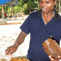Crispy crepes and traditional roti are made with palm oil margarine, not butter. at Bombay Restaurant in Koh Lipe