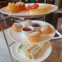 Vegan afternoon tea at The Mere Golf Resort & Spa in Knutsford