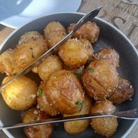 Roast potatoes at Beach Road Winery & Restaurant in Mclaren Vale