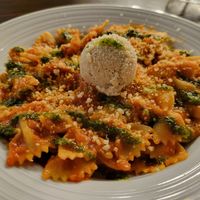 Bow Tie Pomodoro Pasta at Durvo in Las Vegas