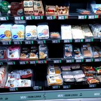 refrigerated shelf at K-Supermarket Pekuri in Oulu