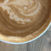 Cappuccino with soymilk  at Tucano Coffee in Sinaia