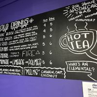 Menu  at Mister Tea in St Croix