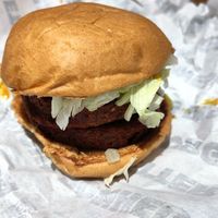 Vegan burger (double) at Bioburger in Orleans
