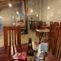 A view into the Restaurant. Puristic, lovely. You get Uno cards if you want.😄 at Ceylon Excel in Tangalle