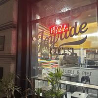 A bit of seating is available   at Joyride Pizza - Market St in San Francisco