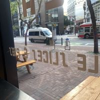 Window Seating Available Looking Out - LOVE  at Joyride Pizza - Market St in San Francisco