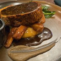 Mushroom Wellington roast dinner at Proost in Manchester