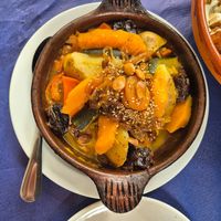 Vegetarian (vegan) Tajine at Reina Mónica in Granada