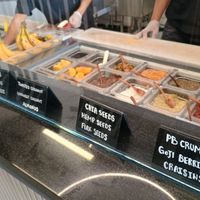 Variety of topping at TRU Bowl Superfood Bar in Chandler