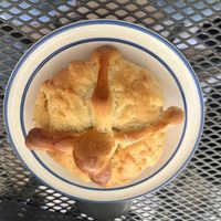Pan de muerto   at 9 ó 6 Comida Vegana. in Puebla