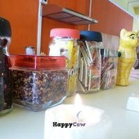 Tizanas frutales importadas. Frías o calientes son deliciosas. at 9 ó 6 Comida Vegana. in Puebla