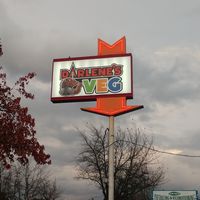 Really cute sign at Darlene's Veg  in Eugene
