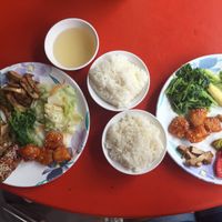 First lunch at Ming Der Vegetarian Buffet in Kaohsiung