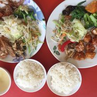 Second lunch at Ming Der Vegetarian Buffet in Kaohsiung