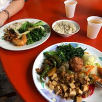Cheap as can get. All this for $170NT at Ming Der Vegetarian Buffet in Kaohsiung