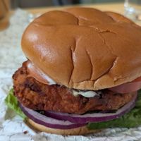 Crispy chik'n sandwich at Station No 3 in Kirkwood