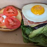 Bacon egg cheeseburger at Station No 3 in Kirkwood