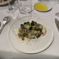 Artichoke, Jerusalem artichoke, fennel  at Marque Restaurant in Hoorn