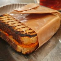 Vegan sandwich at da Matteo Magasinsgatan in Gothenburg