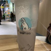 Taro boba with coconut jelly (instead of tapioca)  at Biu!Tea in Malmo