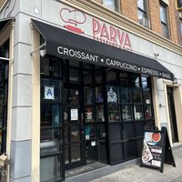 Front of the cafe!  at Parva Coffee in Jackson Heights