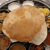 South Indian Thali (Sappadu) at Nagerkovil Arya Bhavan - Louvre in Paris