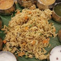 North Indian Thali at Nagerkovil Arya Bhavan - Louvre in Paris