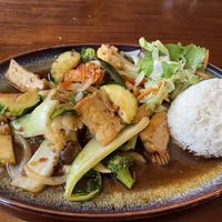 Lemongras tofu  at Famiile in Pulheim