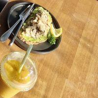 Avokado toast with mushroom at Bark Railay Krabi in Krabi