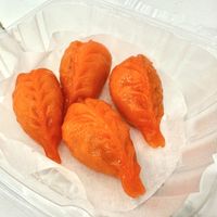 Vegan carrot dim sum   at Fok Noodles in New York City