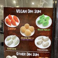 Vegan dim sum  at Fok Noodles in New York City