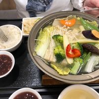 Tofu veggie hot plate  at Changhua Yuanlin Vegetarian Food in Yuanlin