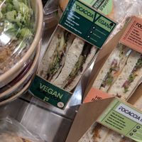 Vegan focaccia at MAD - Fengo - T4S in Madrid