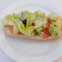 Tapa de noquerones at La Raspita in Almeria