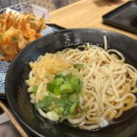 Kakiyage udon soup  at Kineya Mugimaru - Wimbledon in London