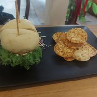 Katsu cheese bao at Wholey Wonder Damai in Kuala Lumpur