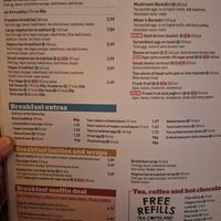 Just a few of the many vegan options at The Crosse Keys - JD Wetherspoon in London