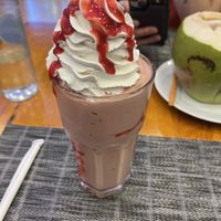 Strawberry milkshake   at The Planters in Ao Nang