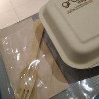 There were also knife and fork with the take-away dish 👍🏻 at The Planters in Ao Nang