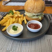Protein cheese burger   at The Planters in Ao Nang