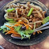 A beef dish 👌👌👌  at Au Lac Royal Vegan Cuisine in Dickson