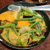 Red Curry with lychee at Au Lac Royal Vegan Cuisine in Dickson